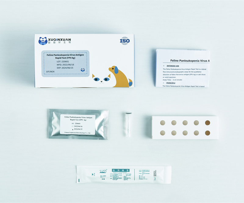 Feline Panleukopenia Virus Antigen Rapid Test (FPV Ag) 