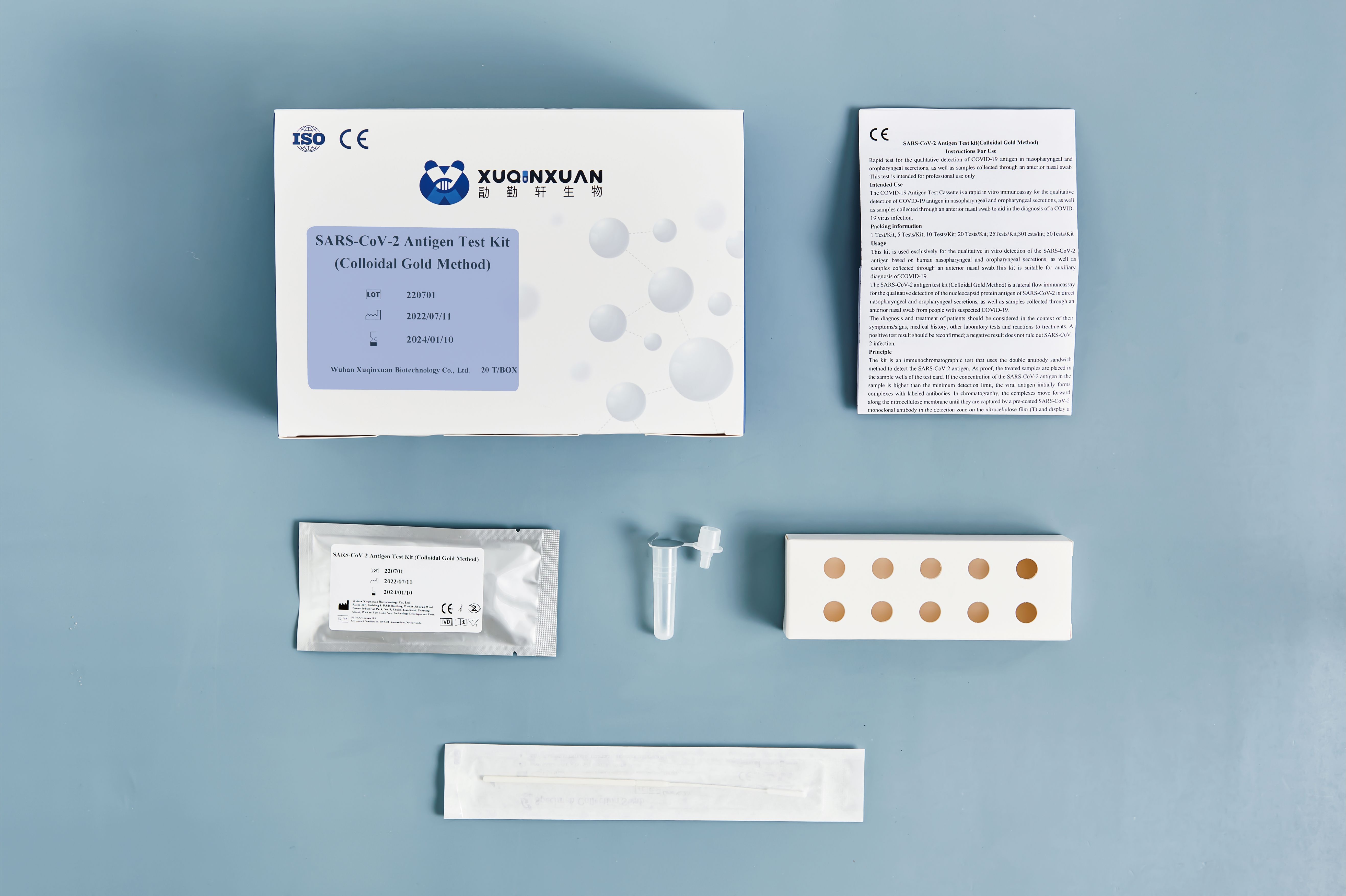 SARS-CoV-2 Antigen Test Kit (Colloidal Gold Method) 